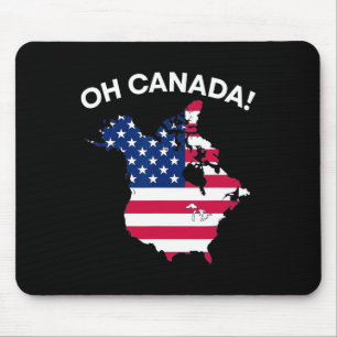Funny President Trump Saying Oh Canada Usa America Mouse Pad
