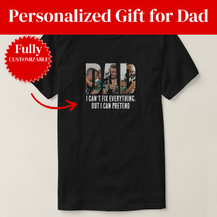 Funny Pretend Fixing Dad Gift T-Shirt