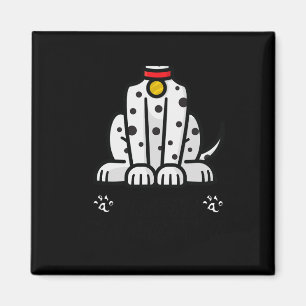Funny Pretend I'm A Dalmatian Dog Lazy Halloween  Magnet