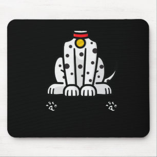 Funny Pretend I'm A Dalmatian Dog Lazy Halloween  Mouse Pad