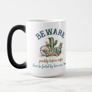 Funny Prickly Before Coffee Cactus Country Girl Magic Mug
