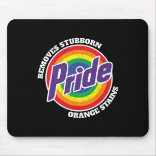 Funny Pride Anti-trump Removes Stubborn Orange Sta Mouse Pad