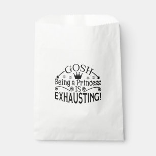 Funny Princess, Diva Fashionista Birthday, Wedding Favour Bags