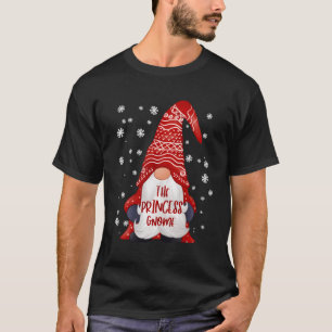Funny Princess Gnome Family Matching Christmas Gif T-Shirt