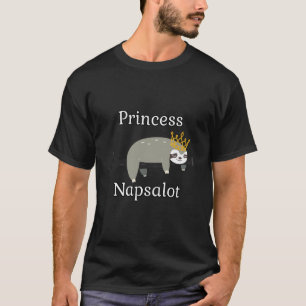 Funny Princess NapsAlot Girls Napping Majestic Slo T-Shirt