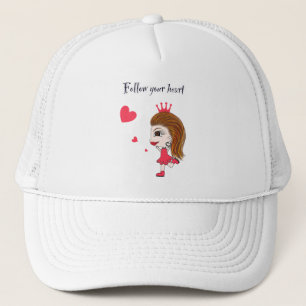 Funny princess trucker hat