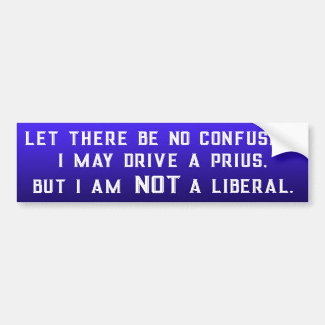 Funny Prius - Bumper Sticker (Front)