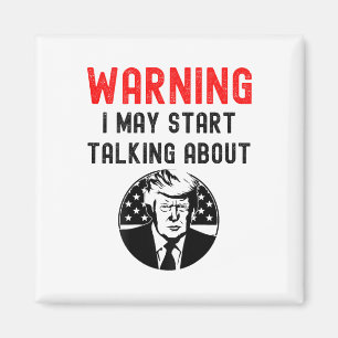 Funny Pro Donald Trump Republican American Conserv Magnet
