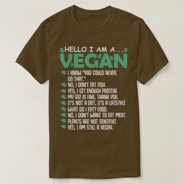 Funny Pro Vegan Activism Vegetarian Lifestyle Even T-Shirt (Design Front)