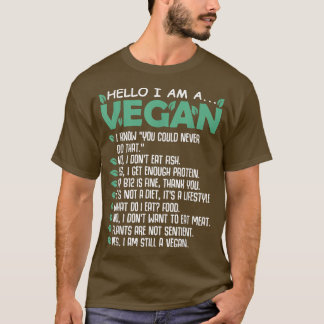 Funny Pro Vegan Activism Vegetarian Lifestyle Even T-Shirt