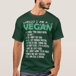 Funny Pro Vegan Activism Vegetarian Lifestyle Even T-Shirt