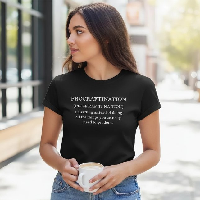 Funny Procraftination Definition T-Shirt (Creator Uploaded)
