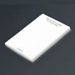 Funny Procrastinator To Do List Custom Name White Post-it Notes<br><div class="desc">For the go-getters who thrive on crossing things off, this customisable notepad is a playful yet practical tool to keep you motivated. With a bold reminder, it's perfect for tackling daily tasks, work goals, or personal projects. Add your name for a personalised touch or gift it to someone who loves...</div>