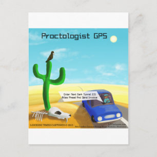 Funny Proctology Postcard