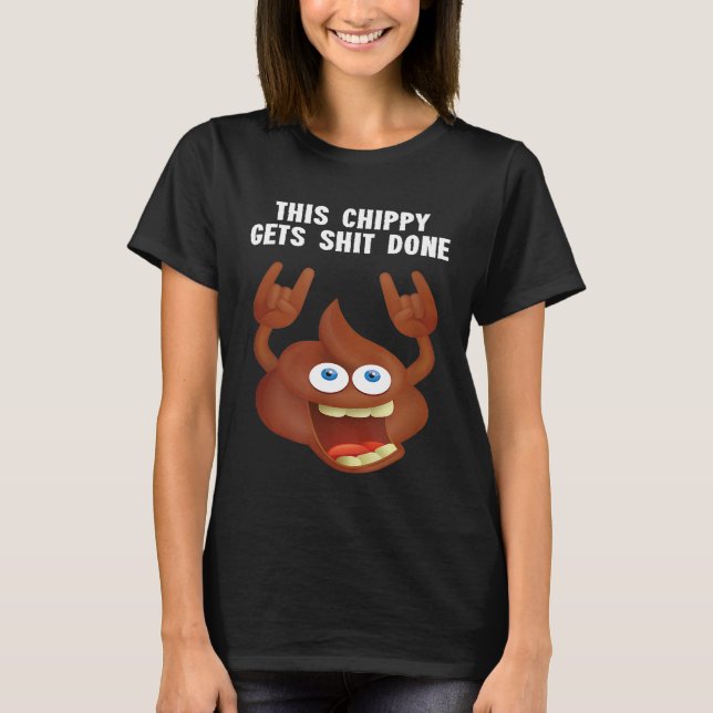 Funny Professional Chippy - Carpenter  Woodworker T-Shirt (Front)
