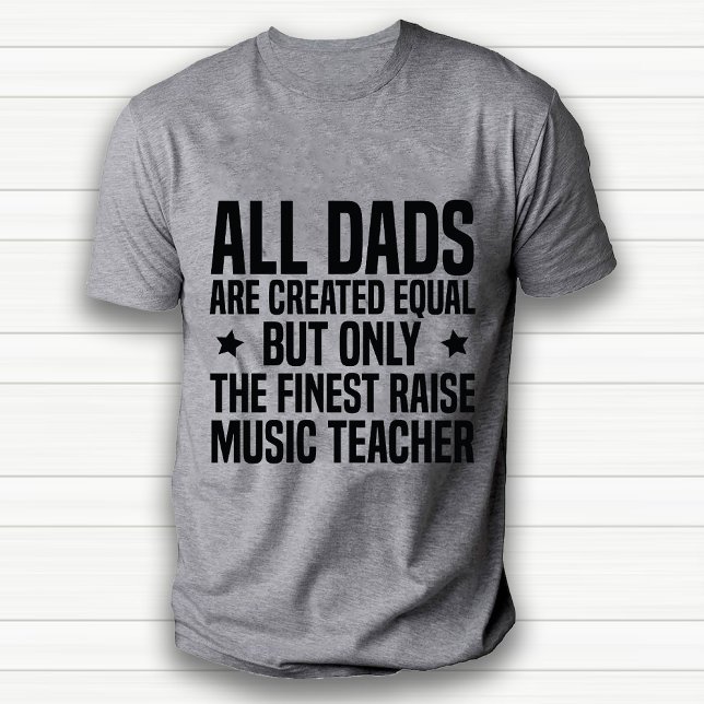 Funny professional Music Teacher Dad White T-Shirt (Funny professional Music Teacher Dad White T-Shirt)