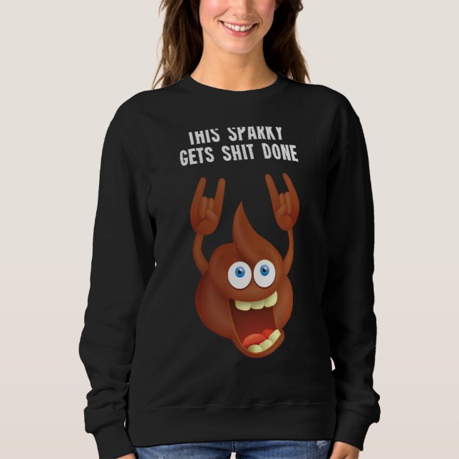 Funny Professional Sparky  Electrician Constructio Sweatshirt (Front)
