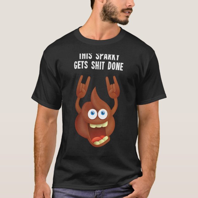 Funny Professional Sparky  Electrician Constructio T-Shirt (Front)