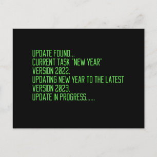 funny programing 2023 new year saying holiday postcard