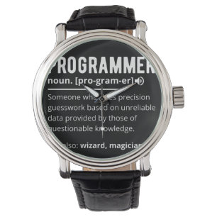 Funny Programmer Code Developer Meaning Definition Watch
