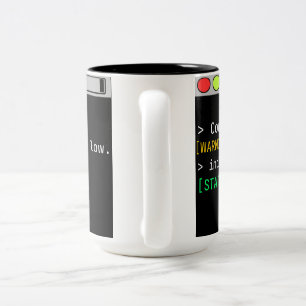 Funny Programmer Coffee Protocol Terminal Mug