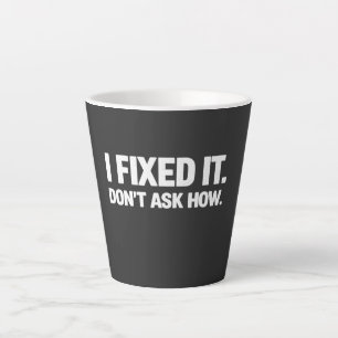 Funny Programmer Debugging Humour Latte Mug