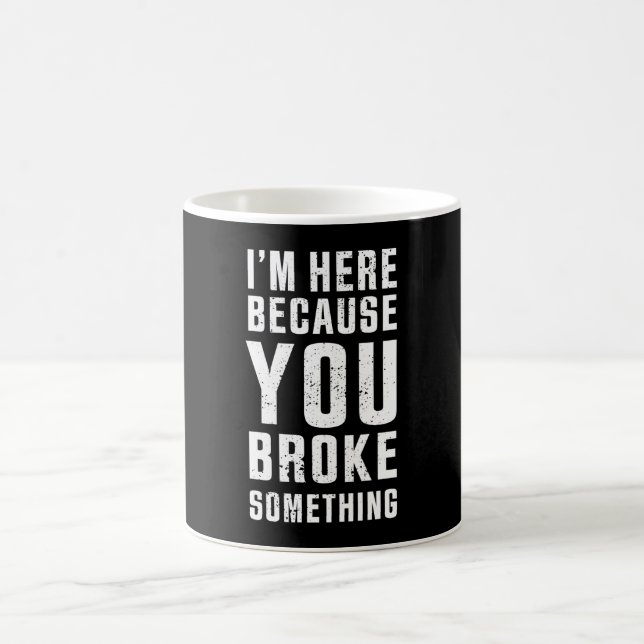 Funny Programmer Gift for Coding Geeks Coffee Mug (Center)