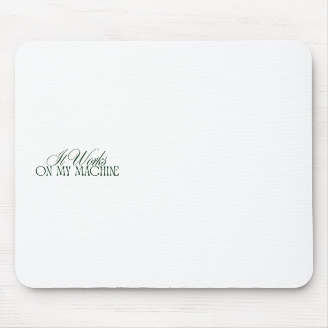 Funny Programmer  — Gift Mouse Pad (Front)