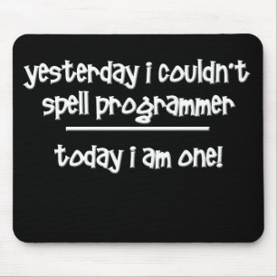 Funny Programmer Mouse Pad