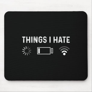 Funny Programmer Things I Hate Gamer Mouse Pad