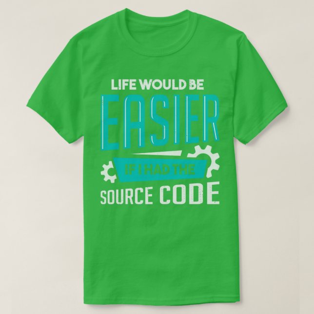 Funny Programming Code Programmer Coder Gift  T-Shirt (Design Front)