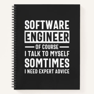 Funny Programming Software Engineer Gift Notebook