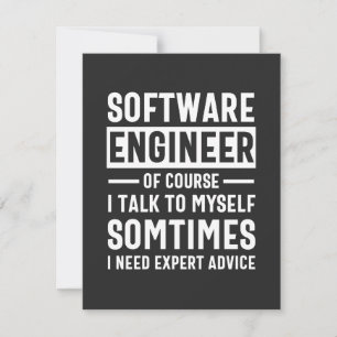 Funny Programming Software Engineer Gift Thank You Card