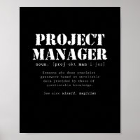 Funny Project Manager Dictionary Definition