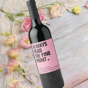 Funny Promoted to Grandma Pregnancy Announcement Wine Label