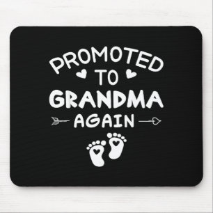 Funny promoted to grandma soon to be a grandma  mouse pad
