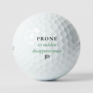  Funny Prone to Sudden Disappearances Titleist Golf Balls