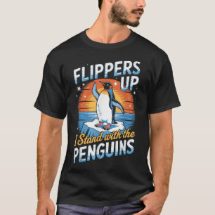 Funny Protest Tariff Penguins Protest Against Tari T-Shirt