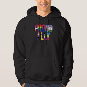 Funny Proud Ally Lgbtq Lesbian Gay Bisexual Trans Hoodie