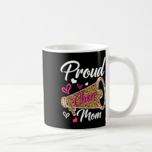 Funny Proud Cheer Mum Leopard Mothers Day Women  Coffee Mug