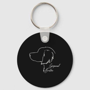 Funny Proud Epagneul Breton Profile Dog Mum Huntin Key Ring