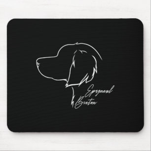 Funny Proud Epagneul Breton Profile Dog Mum Huntin Mouse Pad