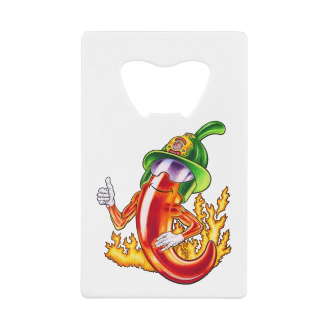 Funny Proud Firefighter Chilli On Fire Gives Thumb (Front)