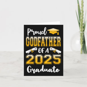 Funny Proud Godfather Of A Cl Of 2025 Graduate Card