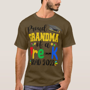 Funny Proud Grandma Of A 2022 Prek Grad Cap Class T-Shirt