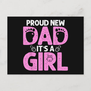 Funny Proud New Dad Gift For Men Father's Day It's Holiday Postcard
