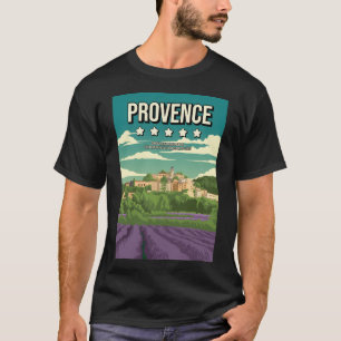 Funny Provence France 5 Star Review Travel Poster T-Shirt