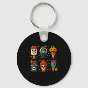 Funny Psicle Summer Horror Halloween Ice Cream Sum Key Ring