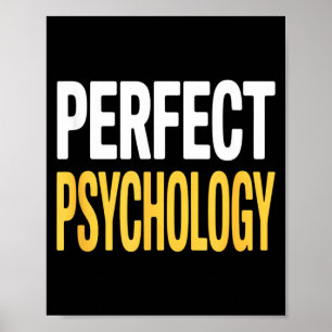 Funny psychology saying reversed sarcastic gag Fun Poster