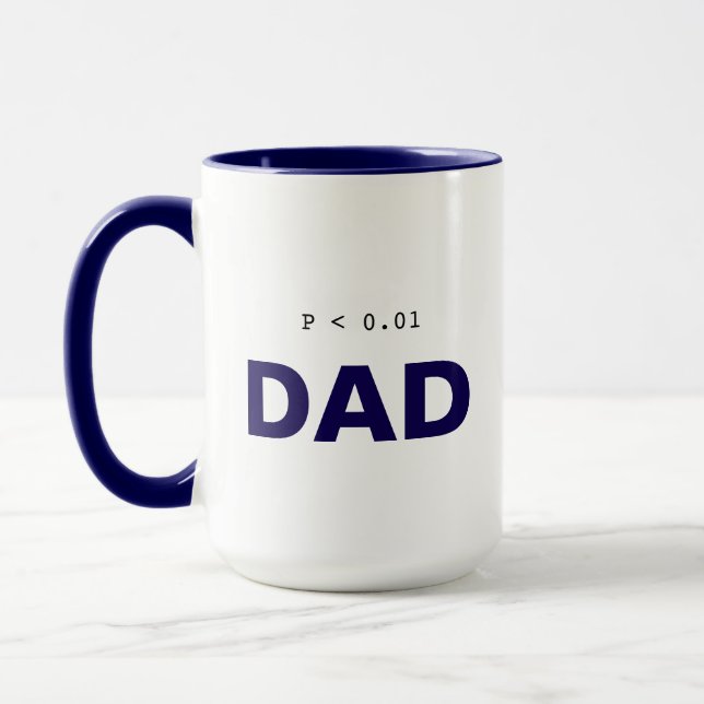 Funny Psychology Statistics Mug | Significant Dad (Left)